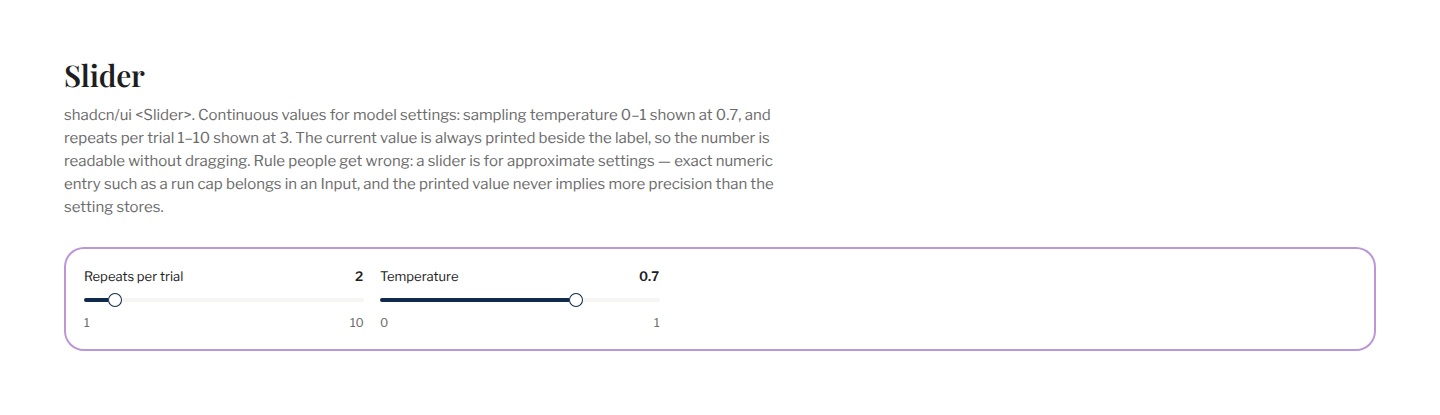 Section / Slider