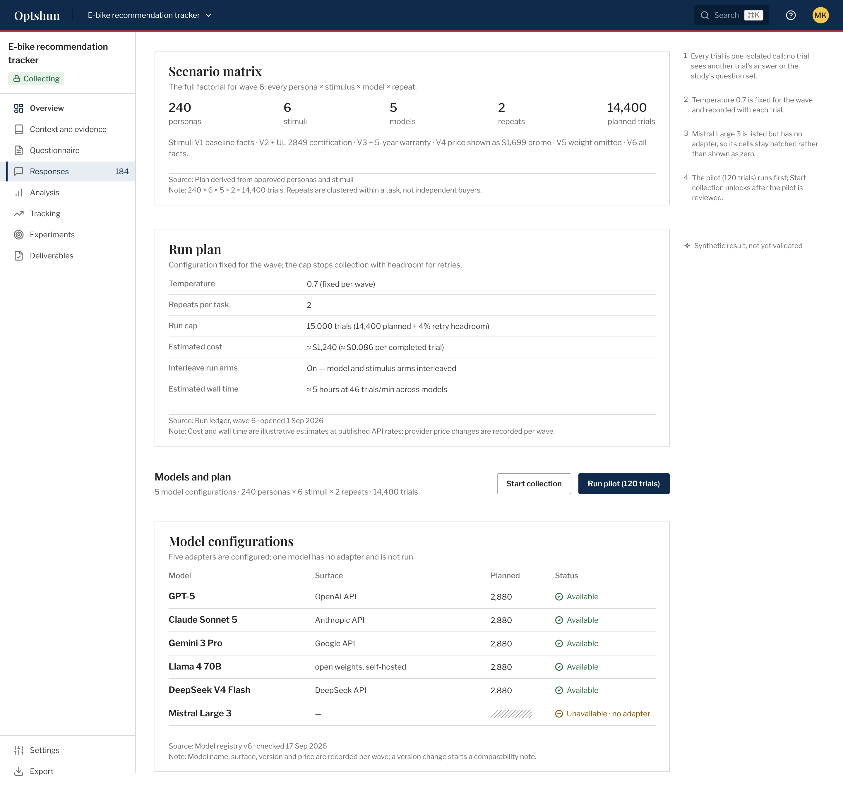 Screen / Models and plan (scrolled view)