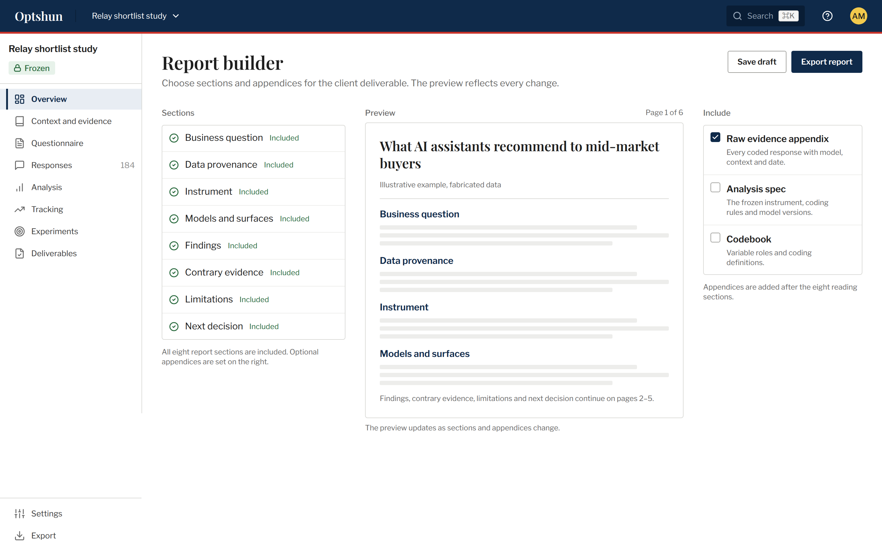 Screen / Report builder